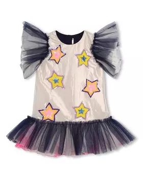 Платье Billieblush Star из тюля, синий