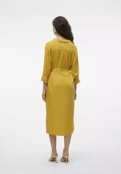 Платье-блузка VMBUMPY Vero Moda, горчица