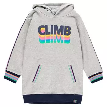 Платье Boboli Hooded Plump, серый
