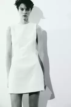 Платье букле H&M, бежевый