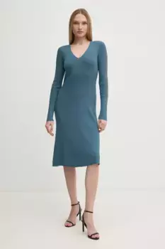 Платье Calvin Klein, бирюзовый