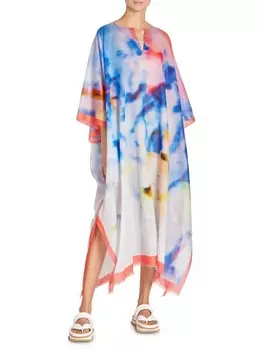 Платье Cartland Dries Van Noten окрашенное, мультиколор