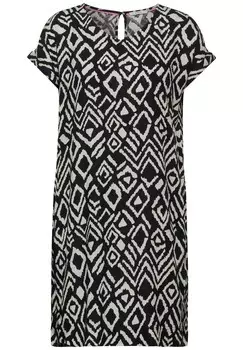 Платье CECIL Summer Dress, черный