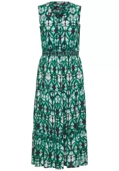 Платье CECIL Summer Dress, зеленый