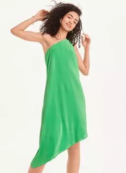 Платье через одно плечо DKNY