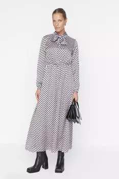 Платье - Черное - А-силуэт Trendyol Modest, черный