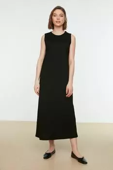 Платье - Черное - Базовое Trendyol Modest, черный