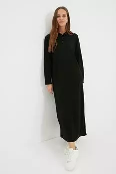 Платье - Черное - Свободное Trendyol Modest, черный