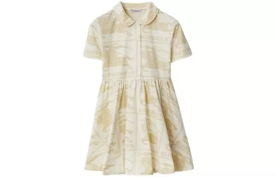 Платье детское Burberry, желтый