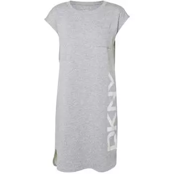 Платье DKNY Foundation Logo, серый