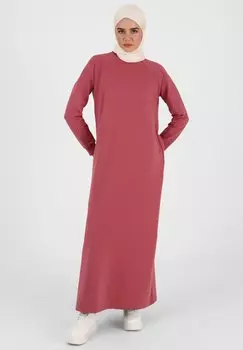 Платье длинное MODEST REFKA BASIC Modanisa, розовый
