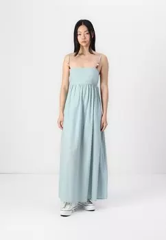 Платье для особых случаев TIE BACK BABYDOLL MAXI DRESS Abercrombie & Fitch, светло-голубой