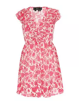 Платье до колена faina, цвет pink white