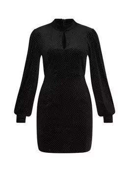 Платье до колена faina Dress, черный
