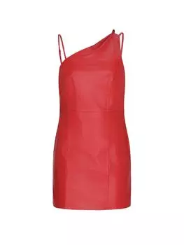Платье до колена faina, красный