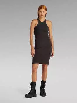 Платье до колена G-Star Kleid, черный