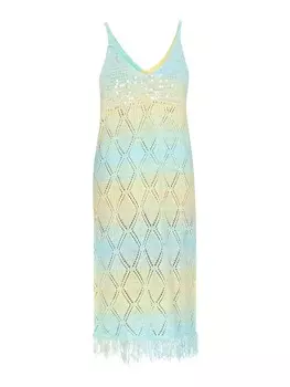 Платье до колена IZIA, цвет green multicolor