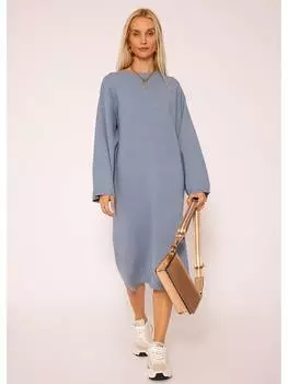 Платье до колена SASSYCLASSY, синий