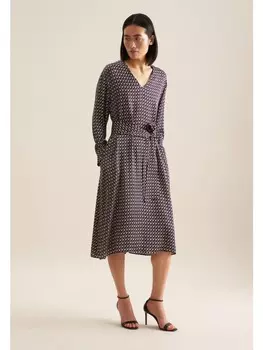 Платье до колена Seidensticker Kleid Regular, темно-синий