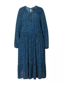 Платье до колена Ulla Popken, цвет tintenblau