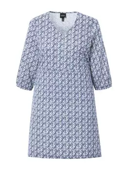 Платье до колена Ulla Popken Jerseykleid, цвет tintenblau