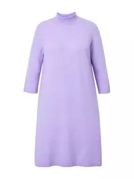 Платье до колена Ulla Popken Midikleid, цвет lavendel