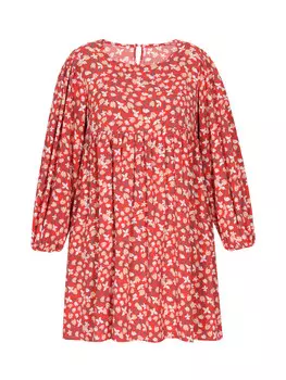 Платье до колена Usha Plus Size Dress, красный