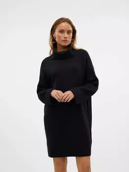 Платье до колена Vero Moda Strickkleid, черный