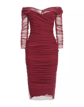 Платье Dolce&Gabbana, бордовый