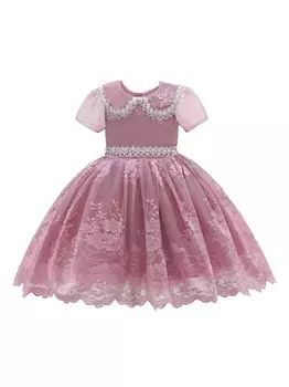 Платье Dolly с кружевной вышивкой Tulleen, розовый
