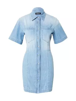 Платье Dondup Dress, синий деним