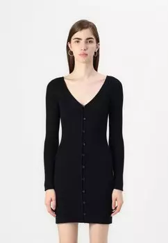 Платье-джемпер Abercrombie & Fitch, черный