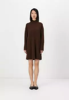 Платье-джемпер DRESS LONG SLEEVE Marc O'Polo DENIM, коричневый
