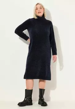 Платье-джемпер TURTLENECK Ulla Popken, темно-синий