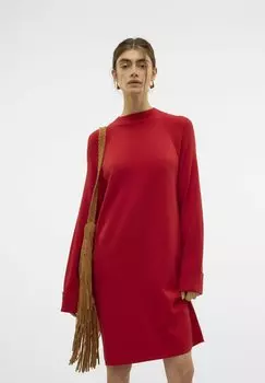 Платье-джемпер Vero Moda, красный