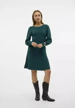 Платье-джемпер VMFLAVOUR Vero Moda, бирюзовый