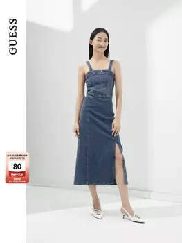 Платье джинсовое Guess облегающее, синий