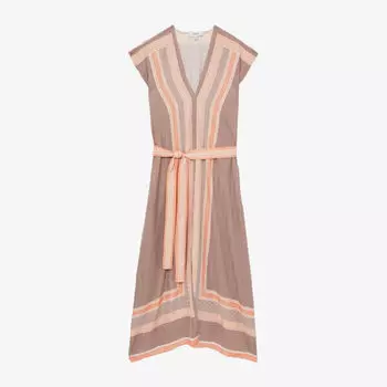 Платье джинсовое Reiss, коралловый