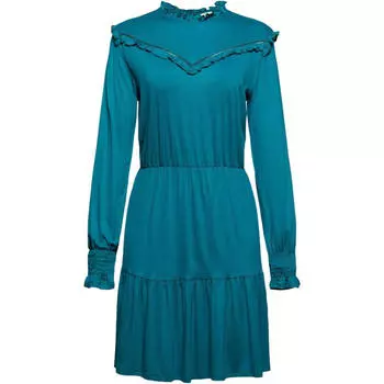 Платье edc by Esprit Frill Dress, изумрудно-зеленый