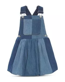 Платье Elle Denim Patchwork для девочек - Little Kid, Big Kid Sea, синий