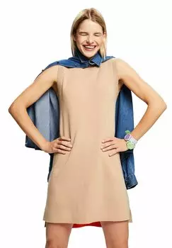 Платье Esprit, цвет skin beige
