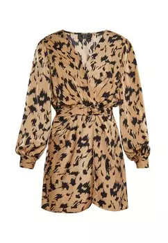 Платье faina, цвет Camel/Black