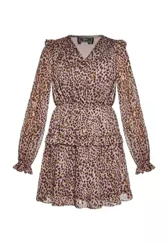 Платье faina Dress, коричневый