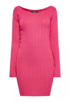 Платье faina Knitted dress, розовый
