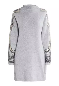 Платье faina Langer Pullover, серый