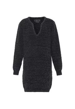 Платье faina Long Pullover, черный