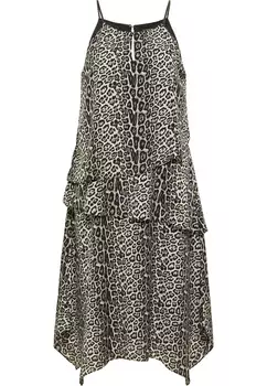 Платье faina Mit Leoprint, цвет Grau Leo