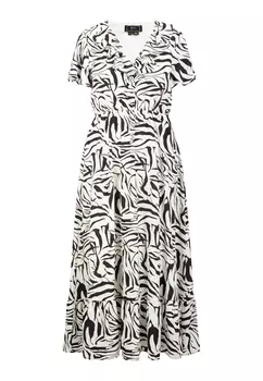 Платье faina Zebraprint, белый черный