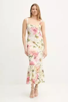Платье FLEUR Guess, бежевый