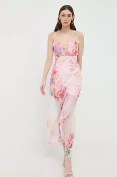 Платье For Love & Lemons, розовый